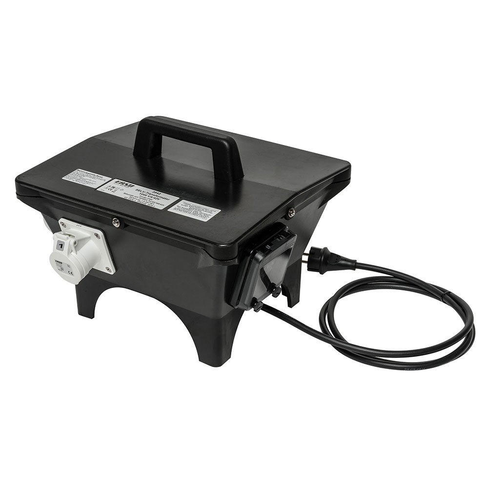 ERSO Sicherheitstransformator  KV13 1000VA 2polig auf 4xCEE 42 V 2xLS