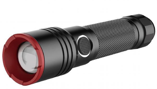 LED battery flashlight Midi-Lux - 450 lumens 