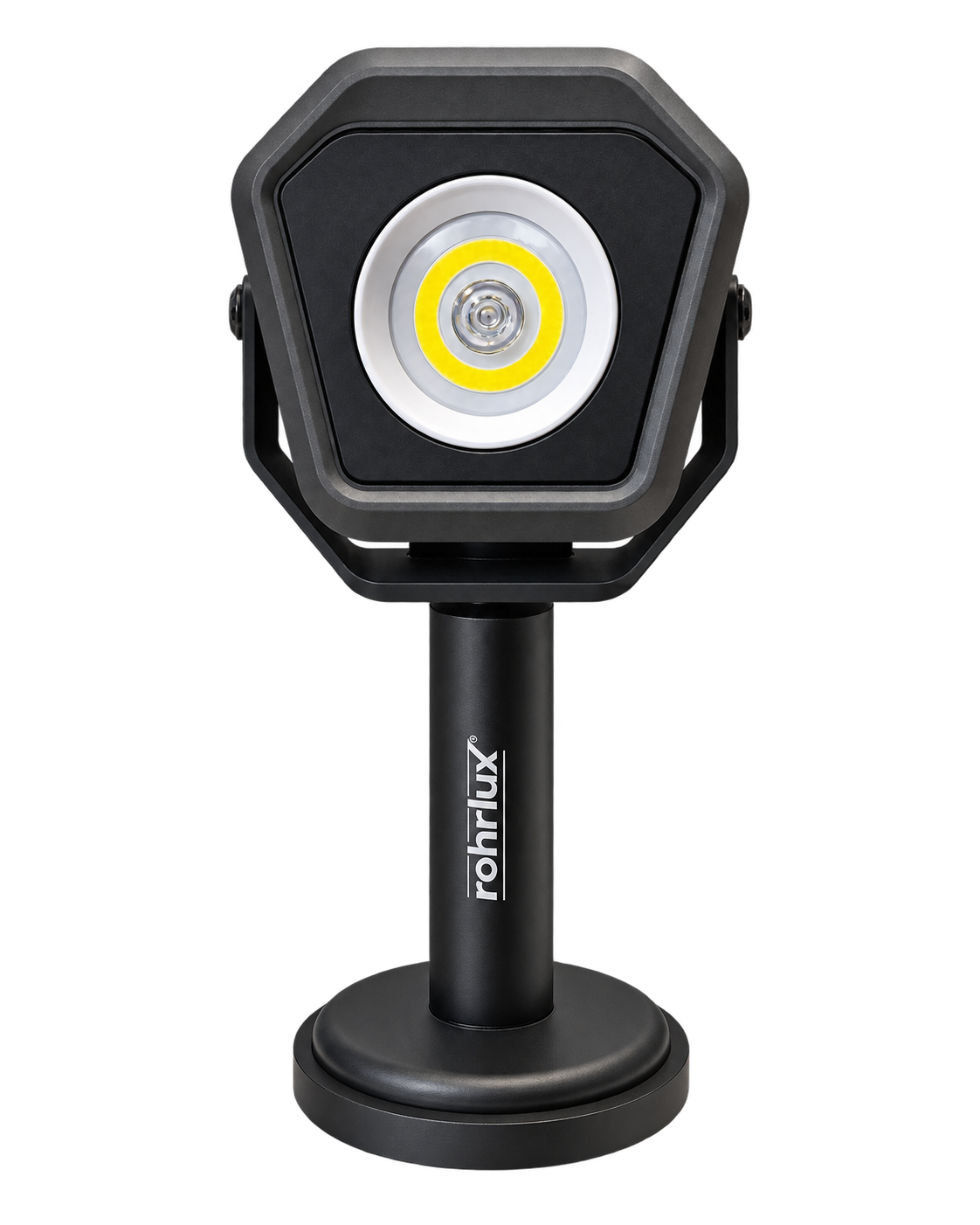 Rohrlux Spot Lux Hand-held spotlight - LED with up to 2,000 lumens - Rechargeable with handle and magnet