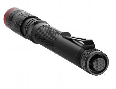 LED pen torch 250 lumens - with rechargeable battery